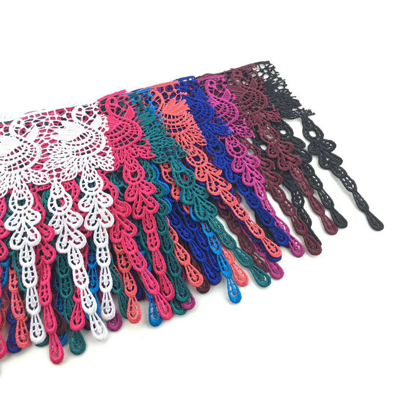 Wholesale Latest Model High Quality Polyester Fringe Lace