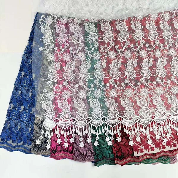 الجملة الجميلة ثلاثية الأبعاد زهرة مطرز رخيصة النسيج والتطريز النسيج السويسري الفوال الدانتيل تقليم 2021